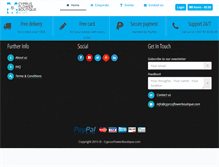 Tablet Screenshot of cyprusflowerboutique.com